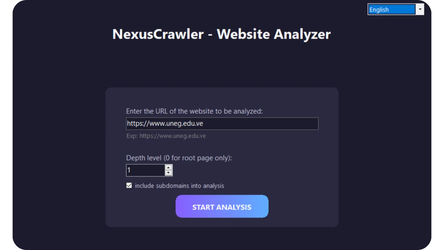 NexusCrawler (Desktop Web Analyzer) - Image 1