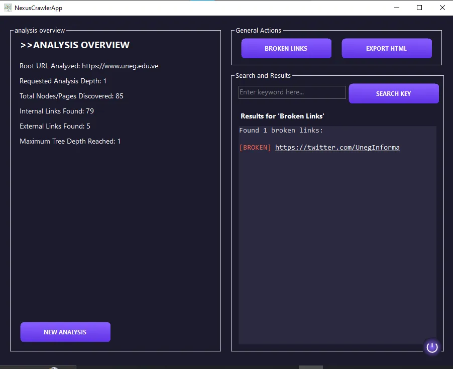 NexusCrawler (Desktop Web Analyzer) - Image 2